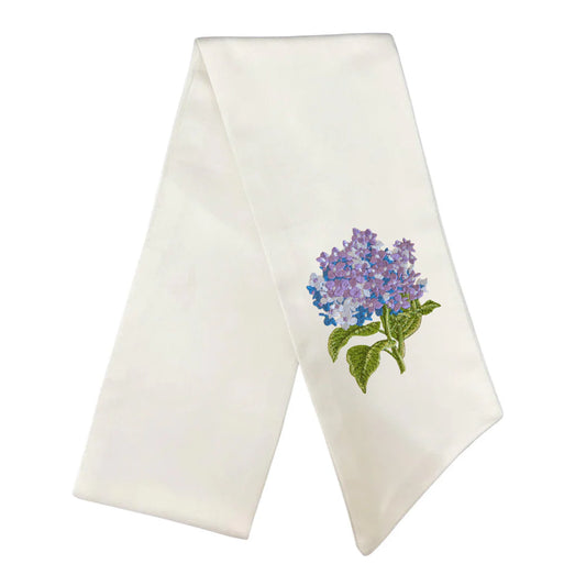 Lavender Hydrangea Wreath Sash