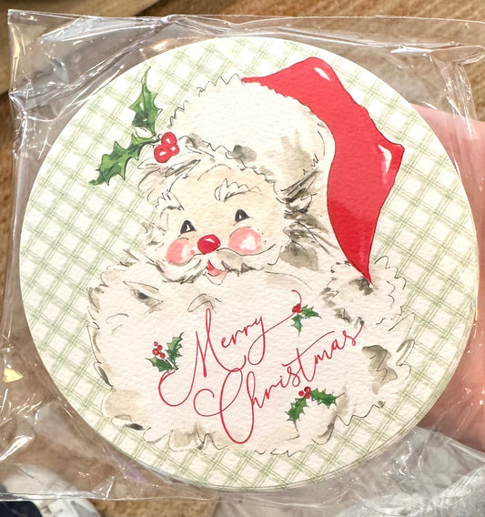 Merry Santa Claus Coasters