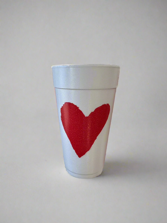 Valentine's Day Styrofoam Cups