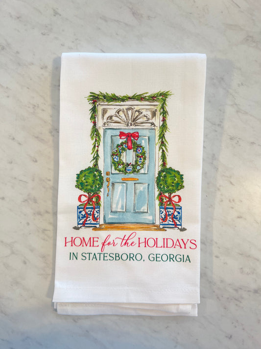 Home for the Holidays Kitchen Towel