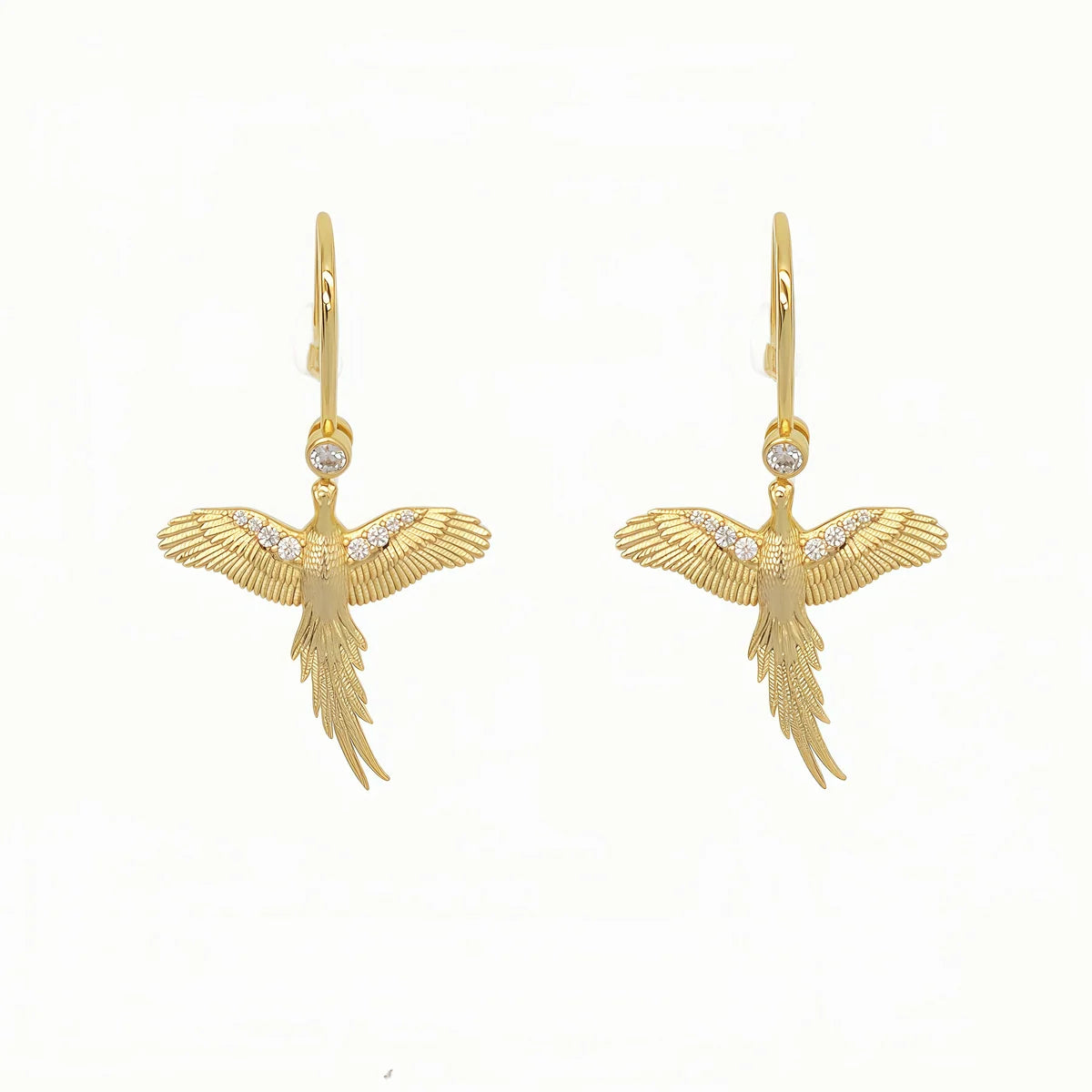 Pheasant Drop Earrings