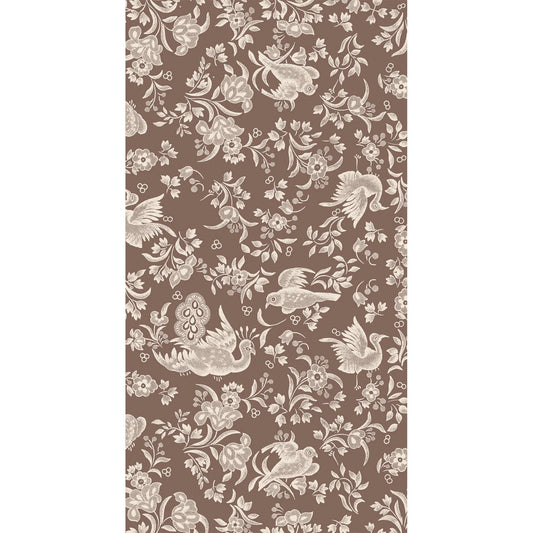 Brown Regal Peacock Guest Napkin