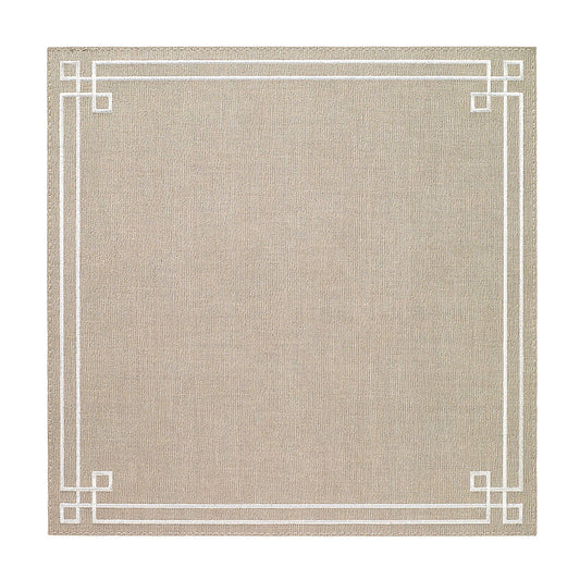 Link Oatmeal/White Placemats S/4