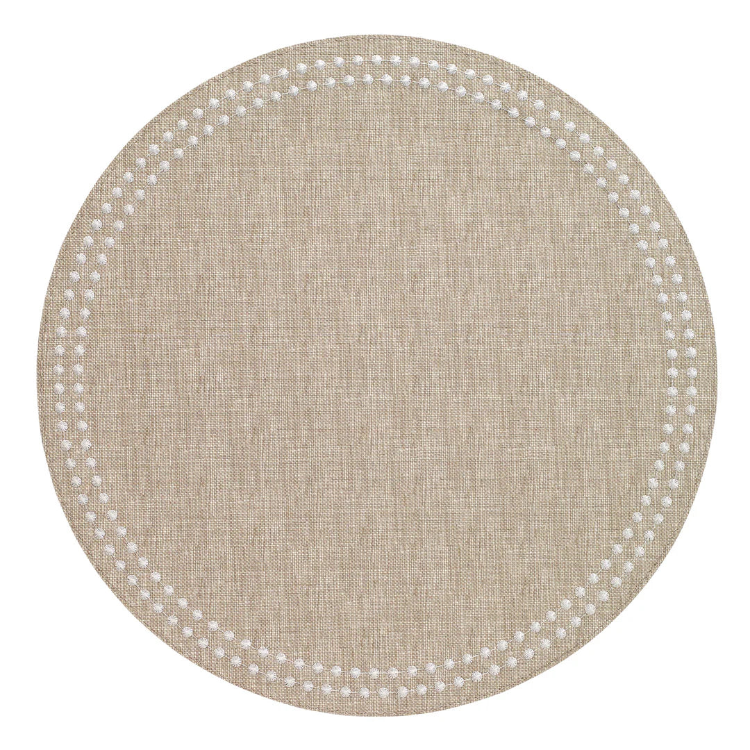 Pearls Round Placemats S/4