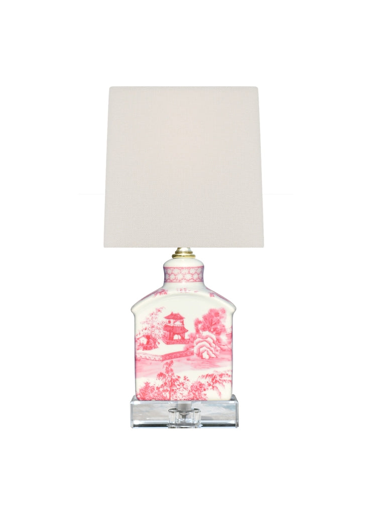 Chinoiserie Porcelain Mini Jar Lamp