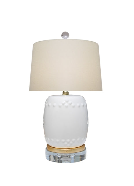 White Drum Lamp
