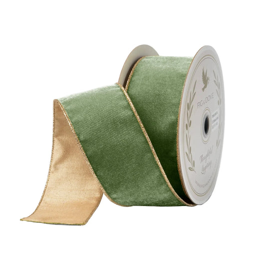 2.5" Velvet Sage Ribbon