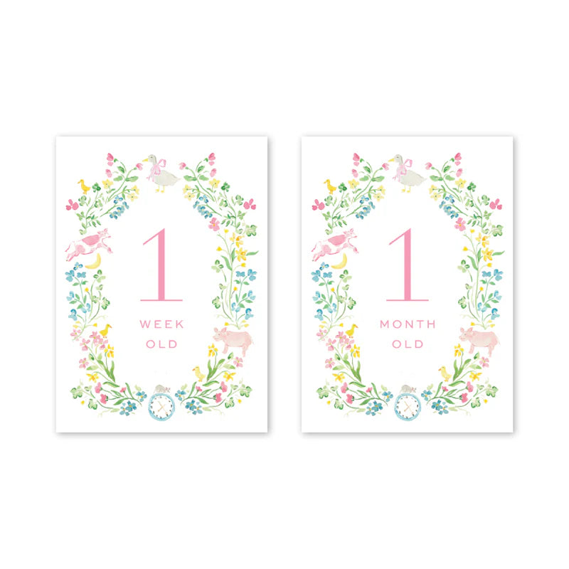 Mother Goose Milestone Cards