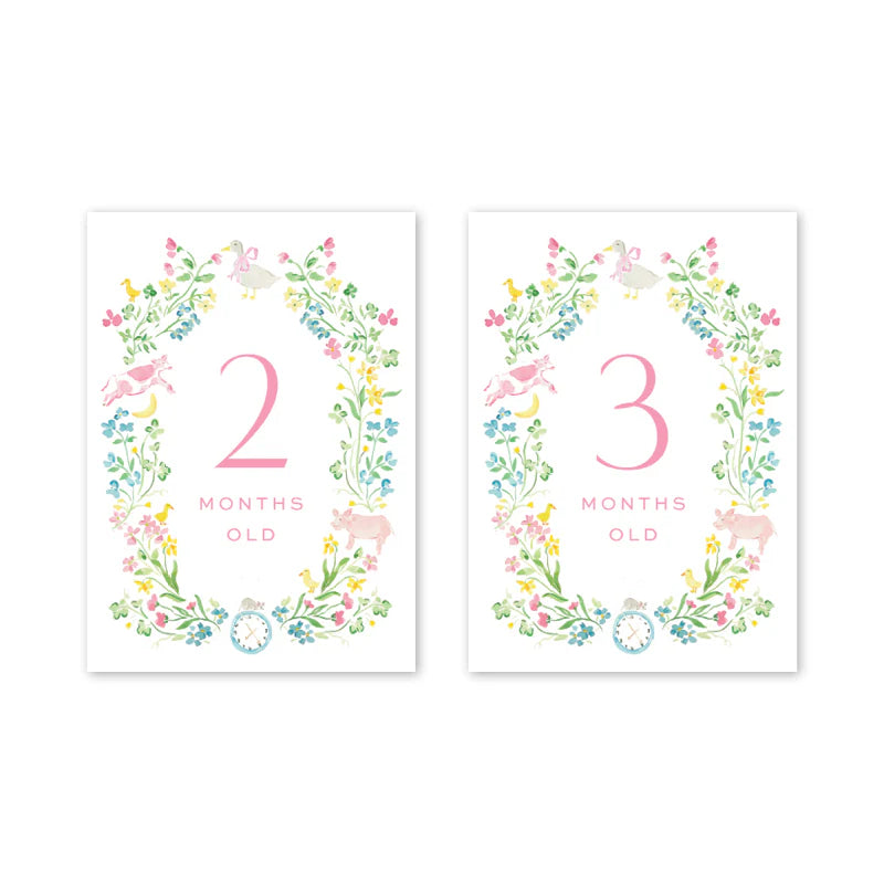 Mother Goose Milestone Cards