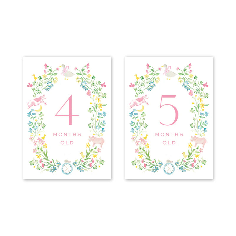 Mother Goose Milestone Cards