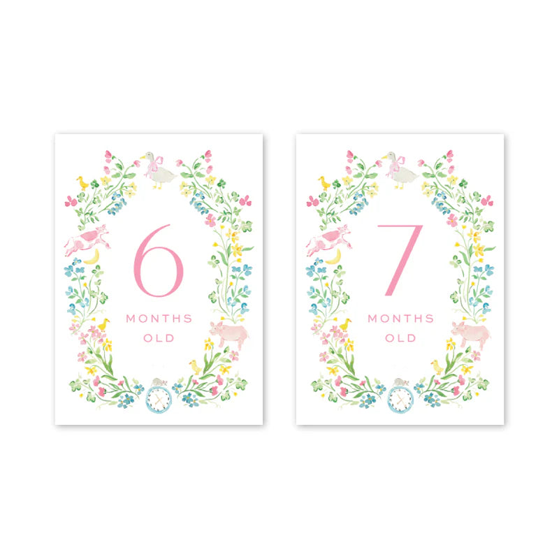Mother Goose Milestone Cards