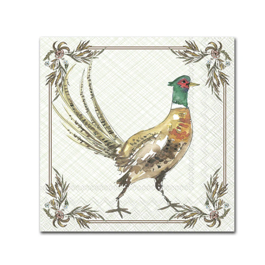 Pheasant Cocktail Napkin