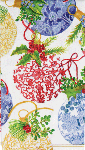 Porcelain Ornaments Guest Napkins
