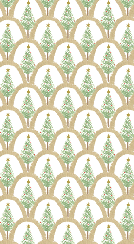 Deco Christmas Gold Guest Napkins