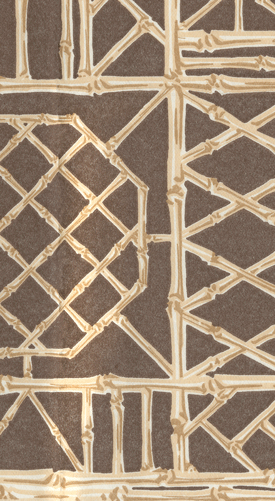 Bamboo Screen Chestnut- Paper Linen Guest Towels Airlaid