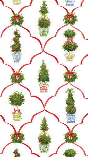 Petit Jardin de Noel Guest Napkins