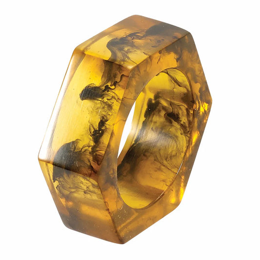 Piper Tortoise Napkin Ring S/4