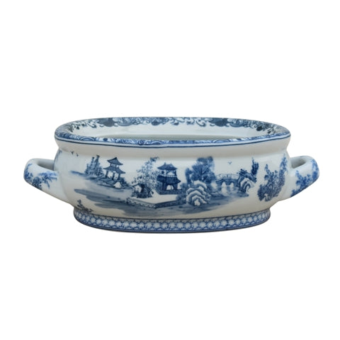 Small Chinoiserie Cachepot Planter