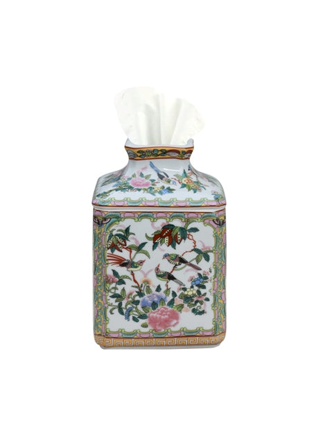 Rose Canton Tissue Box