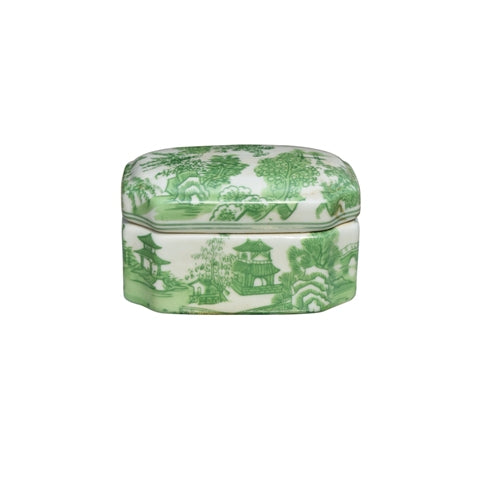 Green Chinoiserie Box