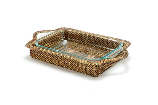 Casserole Basket with Pyrex 2 Qt Baker