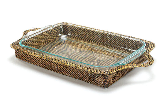Casserole Basket w/ Pyrex 4QT