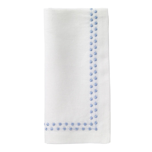 Pearls Ice Blue 21" Napkin s/4