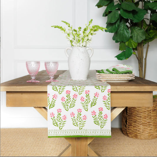 Phlox Pink Table Runner