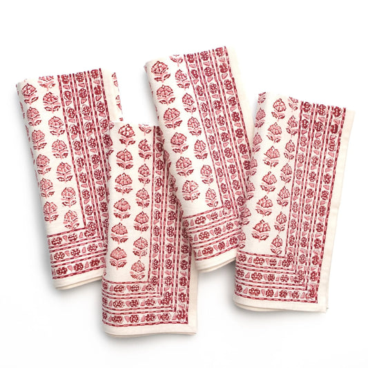 Elise Rose Napkins S/4