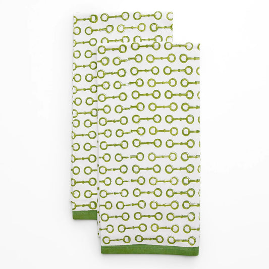 Pony Club Green Tea Towels