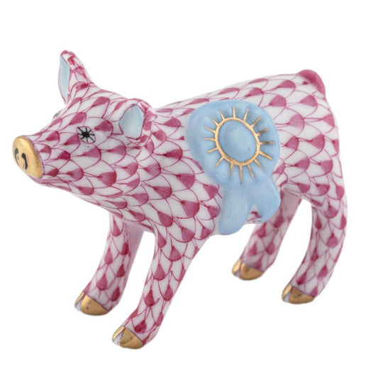 Raspberry Blue Ribbon Pig
