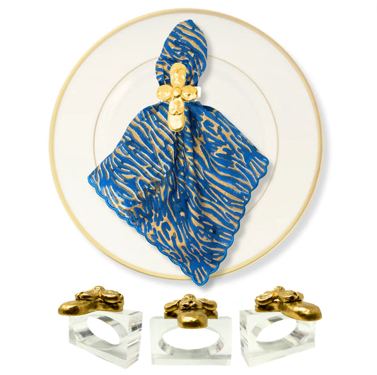 Cross Napkin Rings S/4