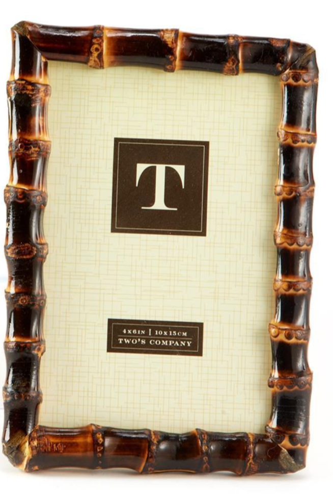 Faux Wood Bamboo Frame