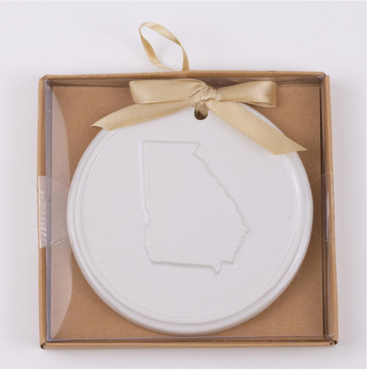 Georgia Embossed Ornament