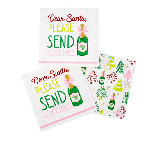 Dear Santa Cocktail Napkins