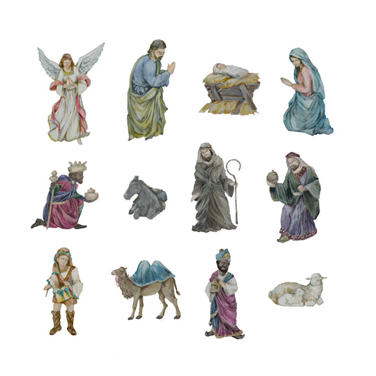 Nativity Acrylic Ornaments Set