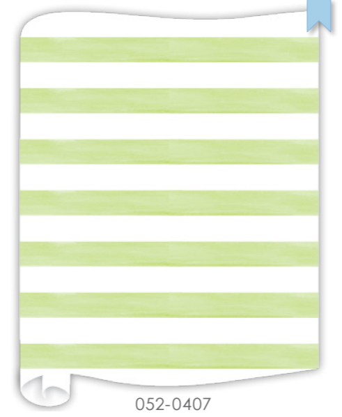 Green Cabana Striped Runner