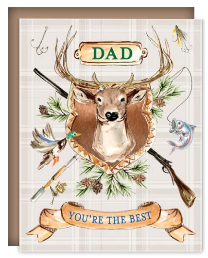 Father's Day Deer Card