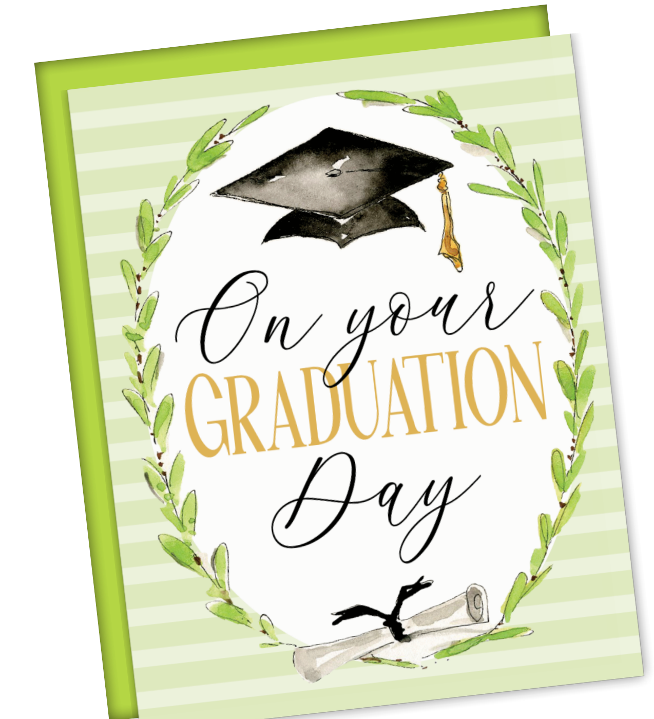 On your Graduation Day Greeting Card