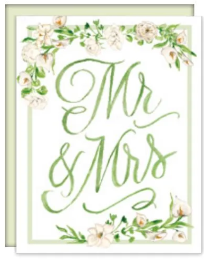 Mr. and Mrs. Greeting Card