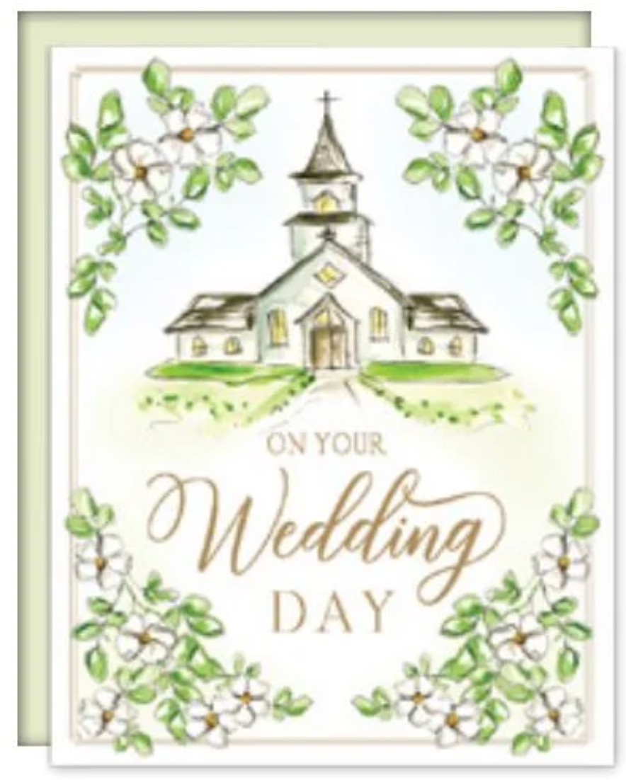 Wedding Day Chapel Greeting Card