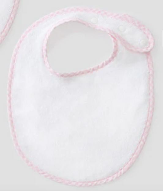 Pink Gingham Bib