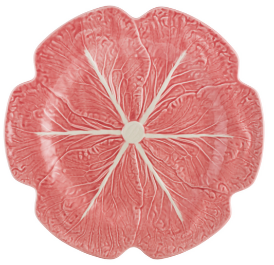 Pink Cabbage Charger Plate