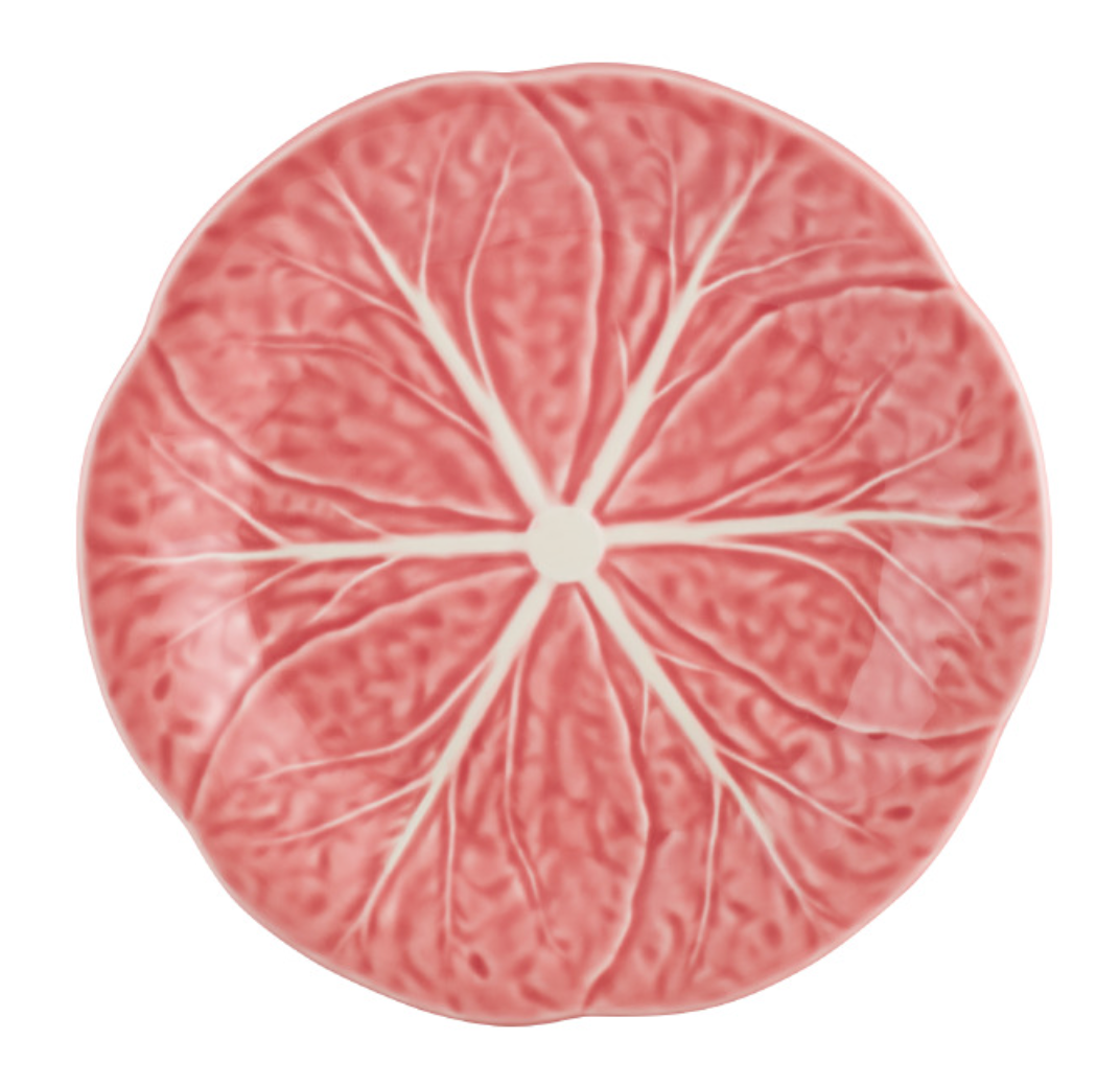 Pink Cabbage Salad Plate