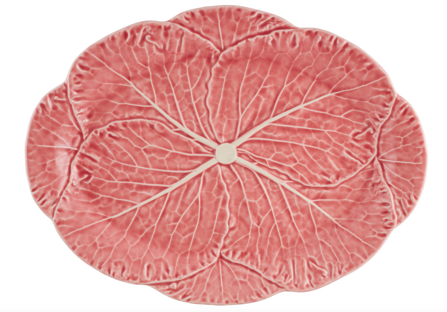 Large Pink Cabbage Platter