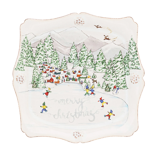 B&T North Pole Merry Christmas Trinket Tray