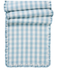 Gingham Ruffle 18" x 90"Table Runner