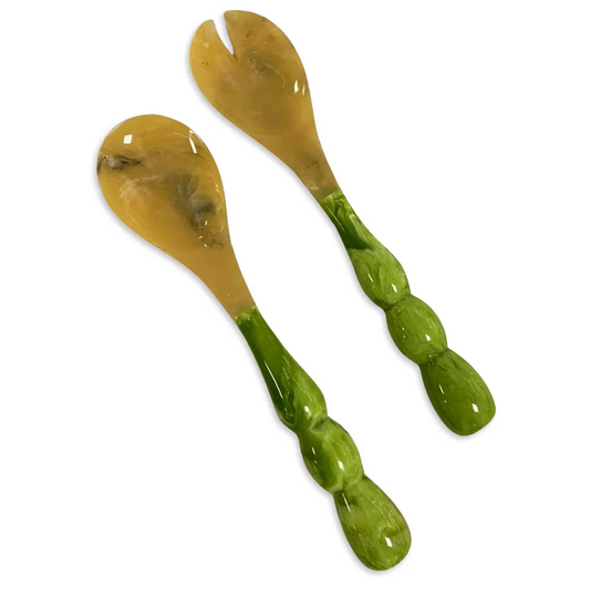 Green Resin Rio Salad Servers