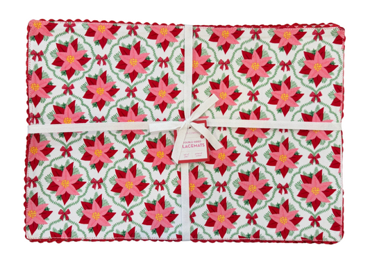 Double-Sided Placemats with Ric Rac Trim S/4