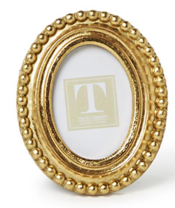 Mini Beaded Gold Frame